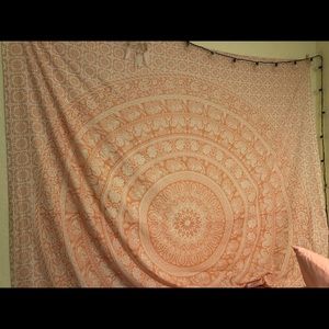 Blush mandala tapestry